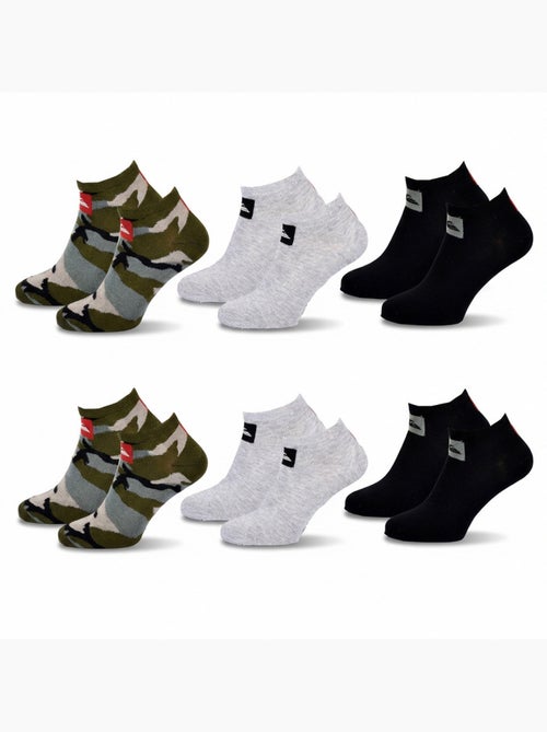 Confezione 6 Paia Calzini Uomo SNEAKER Sport QUIKSILVER - Kiabi Confezione 6 Paia Calzini Uomo SNEAKER Sport QUIKSILVER - Kiabi