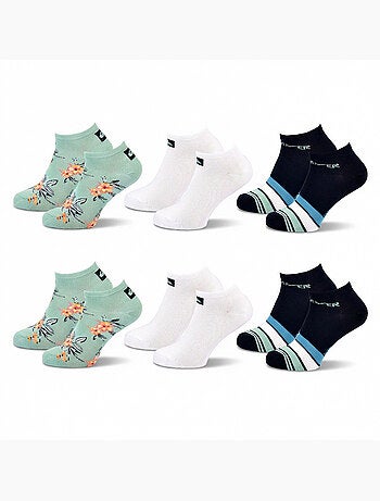 Confezione 6 Paia Calzini Uomo SNEAKER Sport QUIKSILVER