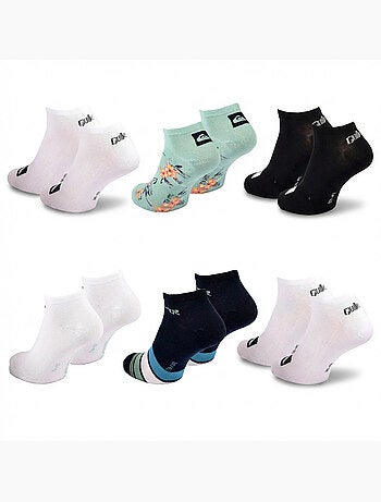 Confezione 6 Paia Calzini Uomo SNEAKER Sport QUIKSILVER