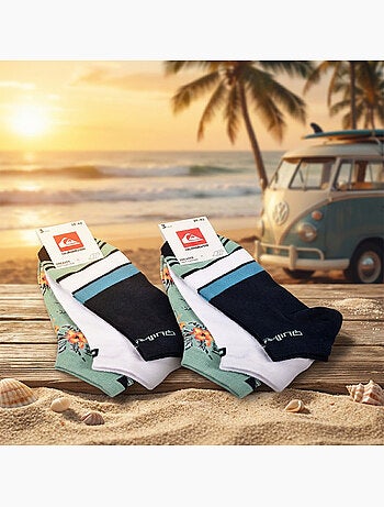 Confezione 6 Paia Calzini Uomo SNEAKER Sport QUIKSILVER
