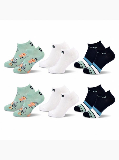 Confezione 6 Paia Calzini Uomo SNEAKER Sport QUIKSILVER - Kiabi Confezione 6 Paia Calzini Uomo SNEAKER Sport QUIKSILVER - Kiabi