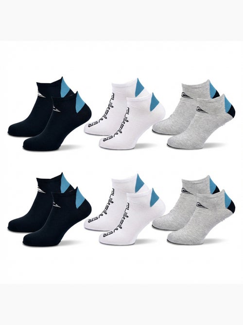 Confezione 6 Paia Calzini Uomo SNEAKER Sport QUIKSILVER - Kiabi Confezione 6 Paia Calzini Uomo SNEAKER Sport QUIKSILVER - Kiabi