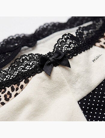 Confezione 6 slip donna cotone OZABI