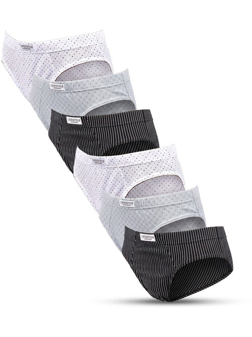 Confezione 6 Slip Uomo 100% Cotone OZABI - Kiabi Confezione 6 Slip Uomo 100% Cotone OZABI - Kiabi