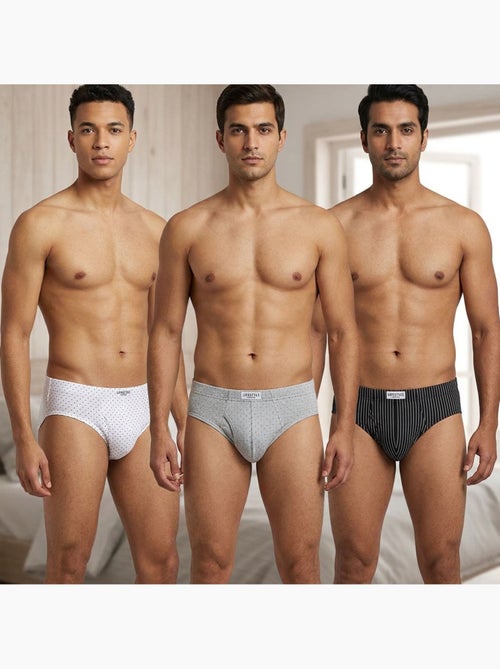 Confezione 6 Slip Uomo 100% Cotone OZABI - Kiabi Confezione 6 Slip Uomo 100% Cotone OZABI - Kiabi