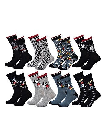 Confezione 8 Calzini Uomo DISNEY MICKEY MOUSE