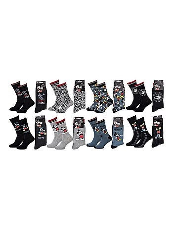 Confezione 8 Calzini Uomo DISNEY MICKEY MOUSE