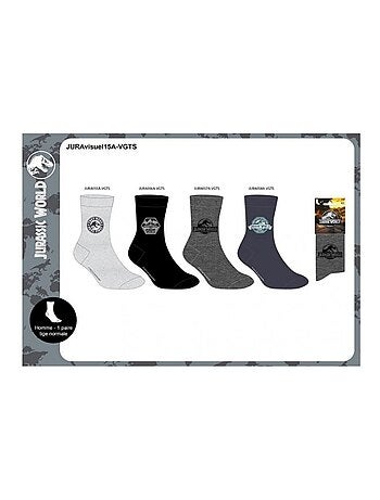 Confezione 8 calzini uomo JURASSIC WORLD