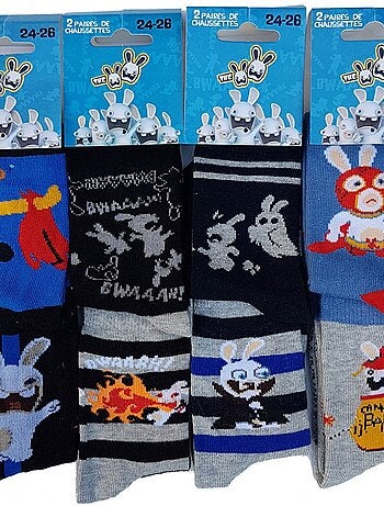 Confezione 9 Calzini Bambino LAPINS CRETINS