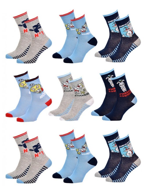 Confezione 9 Calzini Bambino LAPINS CRETINS - Kiabi Confezione 9 Calzini Bambino LAPINS CRETINS - Kiabi