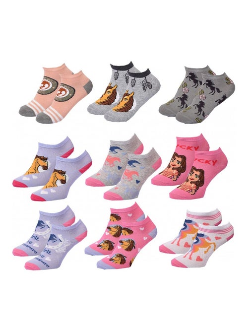 Confezione Calzini Bambina SPIRIT - 9 Paia - Kiabi Confezione Calzini Bambina SPIRIT - 9 Paia - Kiabi