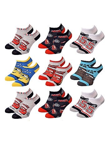 Confezione Calzini Bambino DISNEY CARS 9 Paia