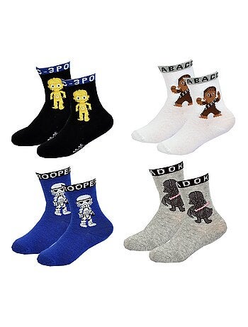 Confezione Calzini Bambino DISNEY STAR WARS 4 Paia