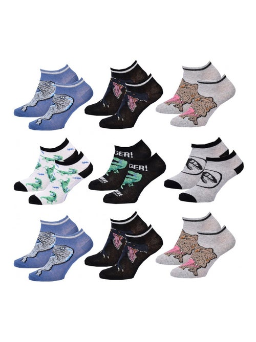 Confezione Calzini Bambino JURASSIC WORLD - 9 Paia - Kiabi Confezione Calzini Bambino JURASSIC WORLD - 9 Paia - Kiabi