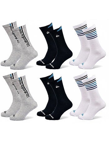 Confezione Calzini Uomo Crew Quiksilver 6 Paia Regular Lifestyle