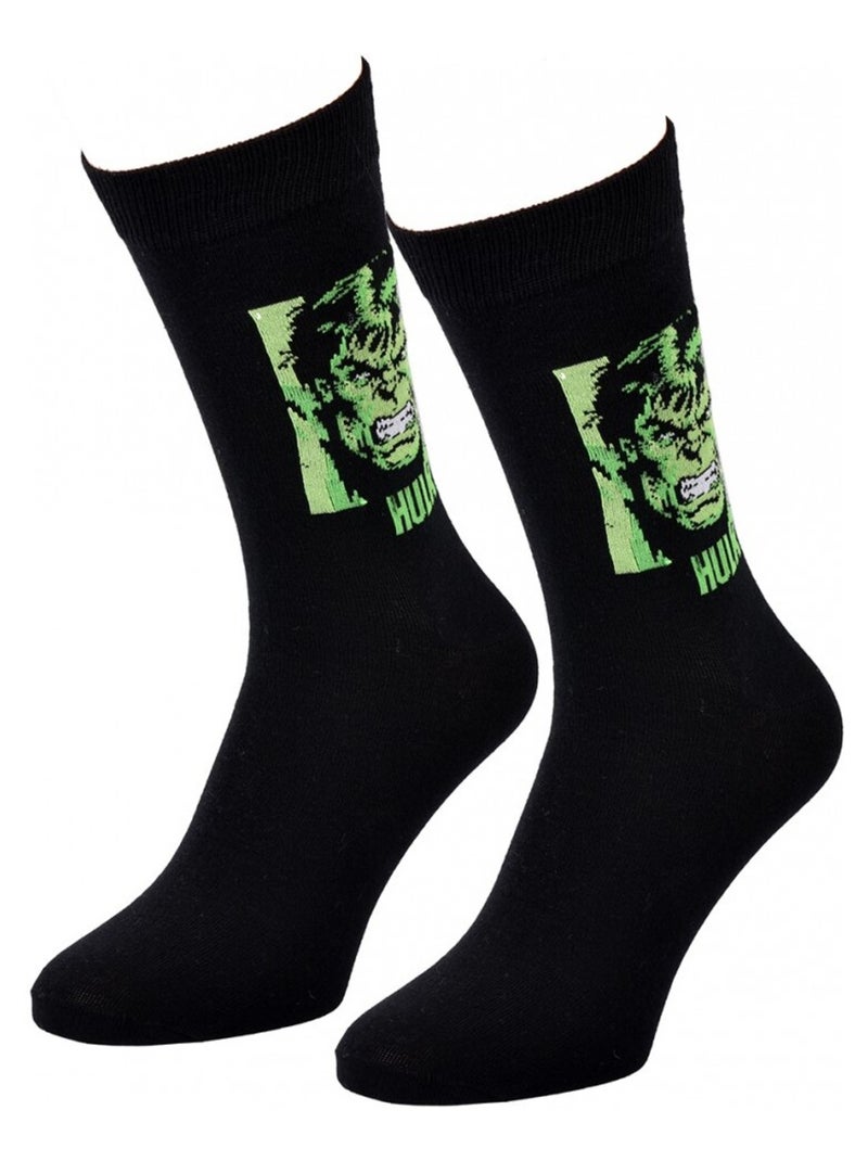 Confezione Calzini Uomo MARVEL AVENGERS Nero Verde - Kiabi