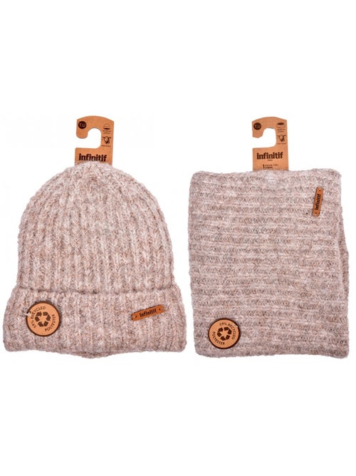 Confezione Cappello Scaldacollo INFINITIF - Kiabi Confezione Cappello Scaldacollo INFINITIF - Kiabi