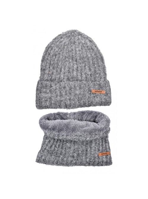 Confezione Cappello Scaldacollo INFINITIF - Kiabi Confezione Cappello Scaldacollo INFINITIF - Kiabi
