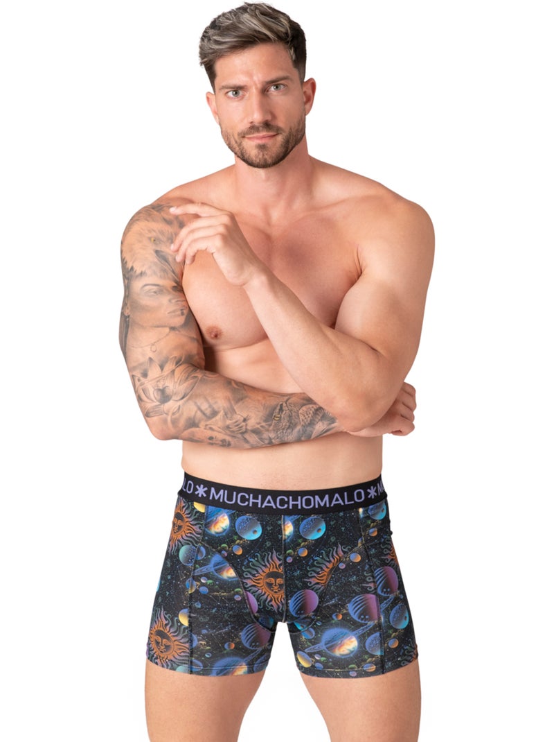 Confezione da 10 boxer Muchachomalo Blu Nero - Kiabi