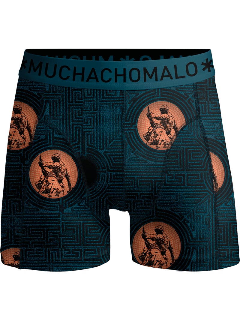 Confezione da 10 boxer Muchachomalo Blu Verde Blu - Kiabi
