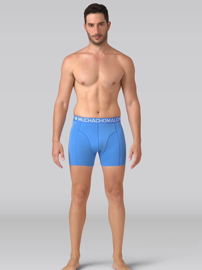 Confezione da 10 boxer Muchachomalo Nero Blu Blu - Kiabi