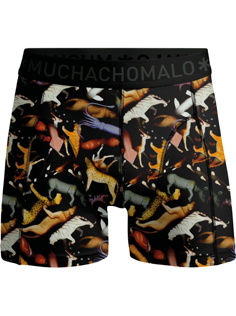 Confezione da 10 boxer Muchachomalo Nero/Blu/Verde - Kiabi