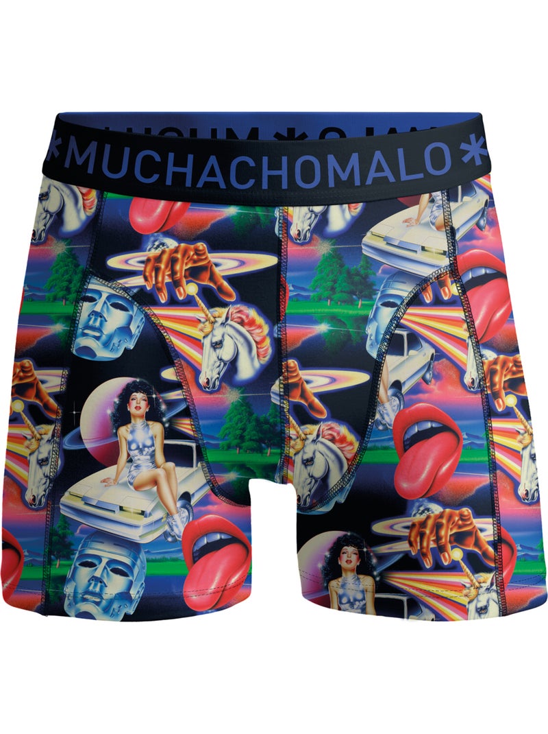 Confezione da 10 boxer Muchachomalo Nero/Blu/Verde - Kiabi