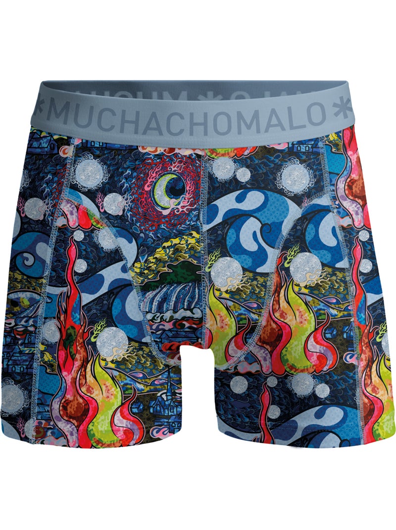 Confezione da 10 boxer Muchachomalo Nero/Blu/Verde - Kiabi