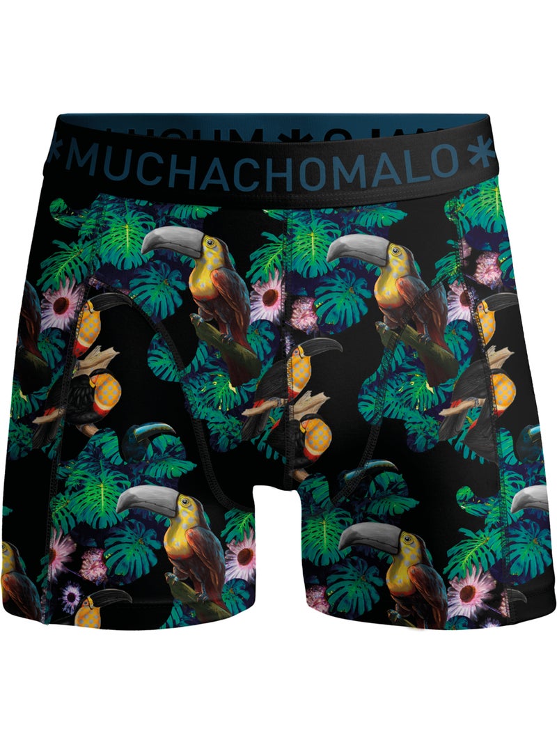 Confezione da 10 boxer Muchachomalo Nero/Blu/Verde - Kiabi