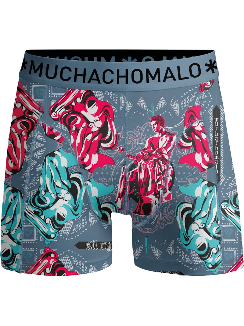 Confezione da 10 boxer Muchachomalo Nero/Blu/Verde - Kiabi