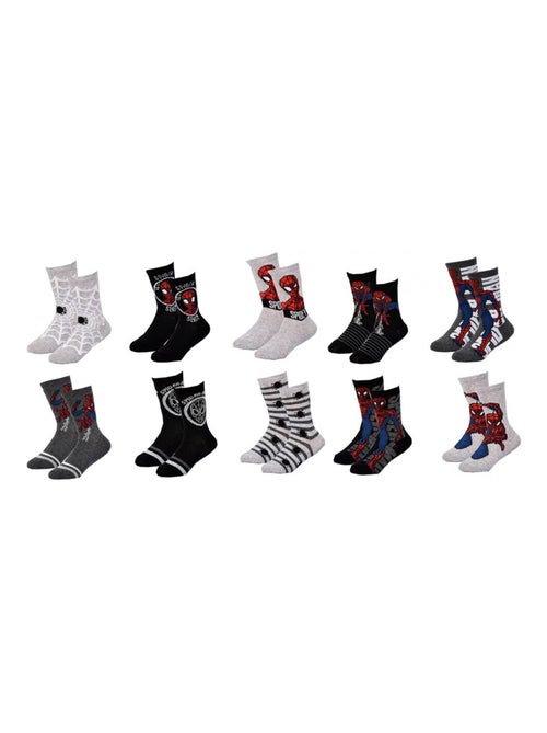 Confezione da 10 calzini bambino DISNEY SPIDERMAN - Kiabi Confezione da 10 calzini bambino DISNEY SPIDERMAN - Kiabi