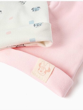 Confezione da 2 berretti in cotone con motivo Minnie