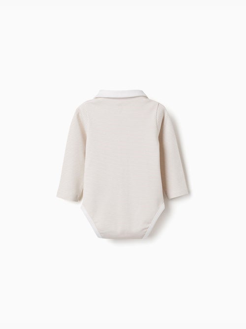 Confezione da 2 body a manica lunga in cotone - Kiabi