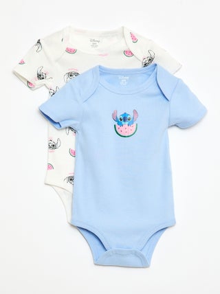 Confezione da 2 body a maniche corte \'Disney\' \'Stitch\'