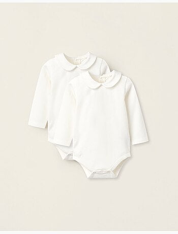 Confezione da 2 body con colletto peter pan