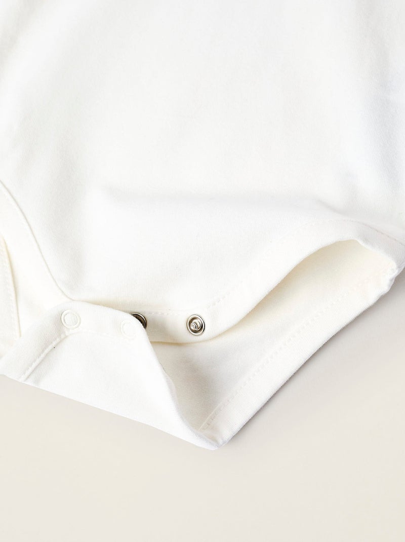 Confezione da 2 body con colletto peter pan Bianco - Kiabi