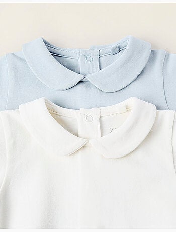 Confezione da 2 body con colletto peter pan