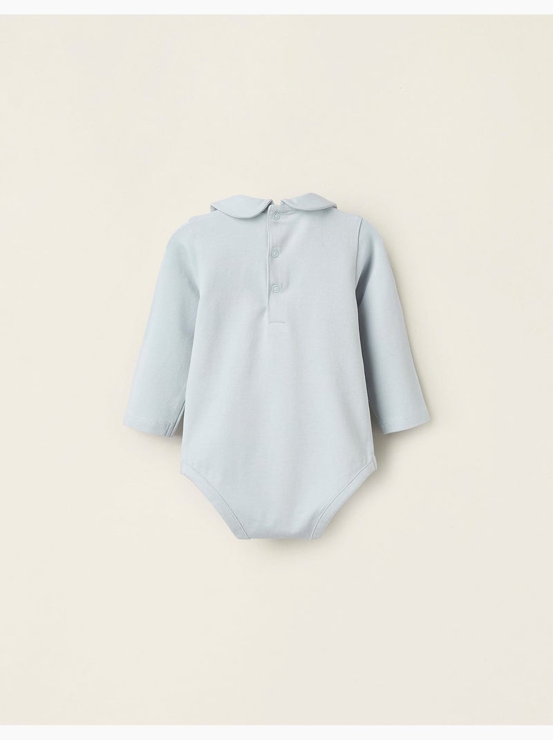 Confezione da 2 body con colletto peter pan Blu chiaro - Kiabi