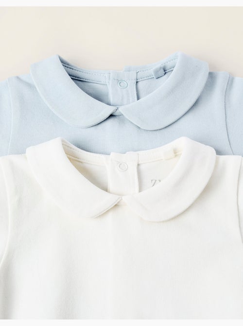 Confezione da 2 body con colletto peter pan - Kiabi