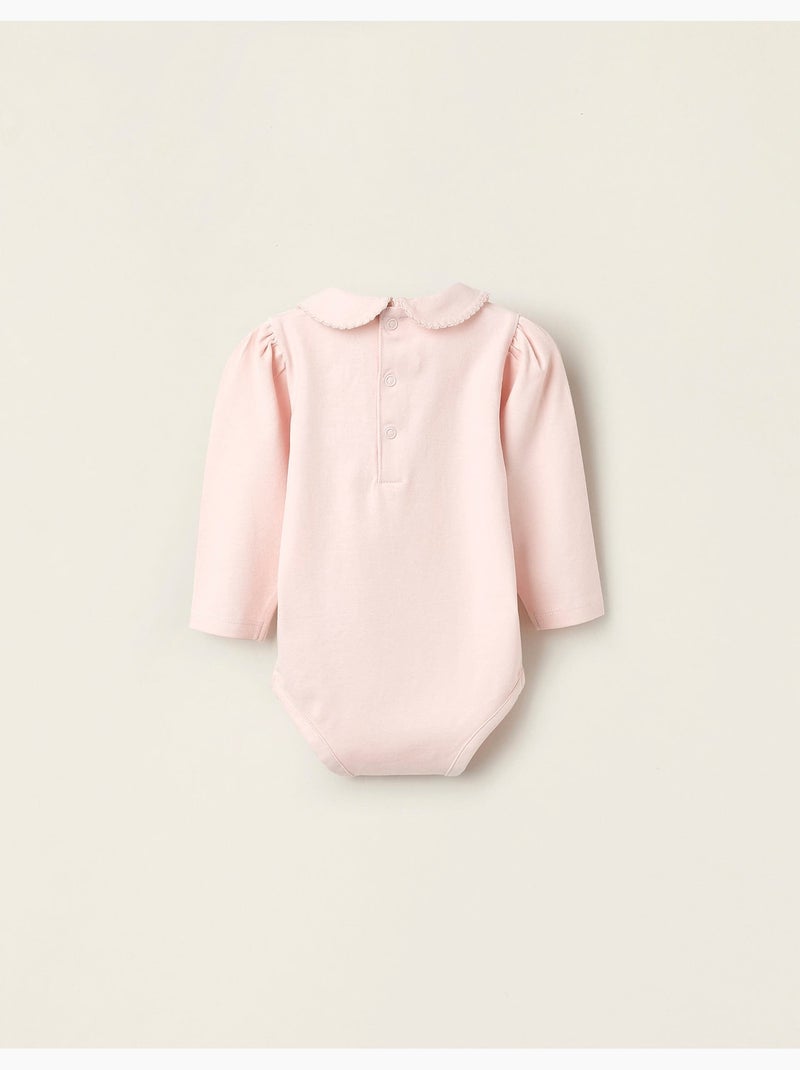 Confezione da 2 body con colletto peter pan Rosa chiaro - Kiabi
