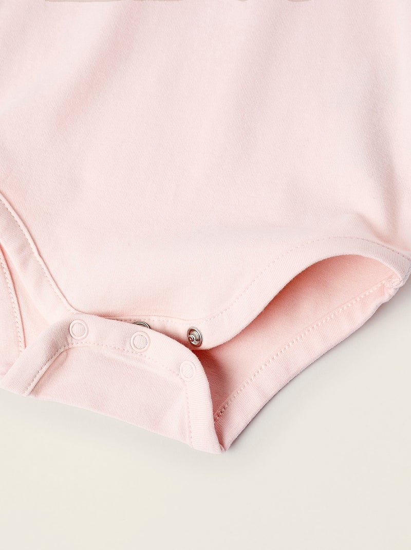 Confezione da 2 body con colletto peter pan Rosa chiaro - Kiabi