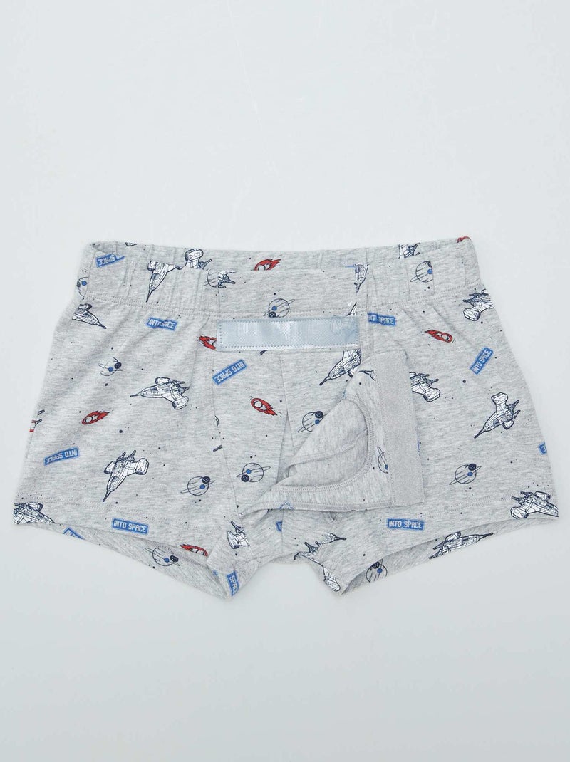 Confezione da 2 boxer con strappi - collezione facile da indossare VERDE - Kiabi