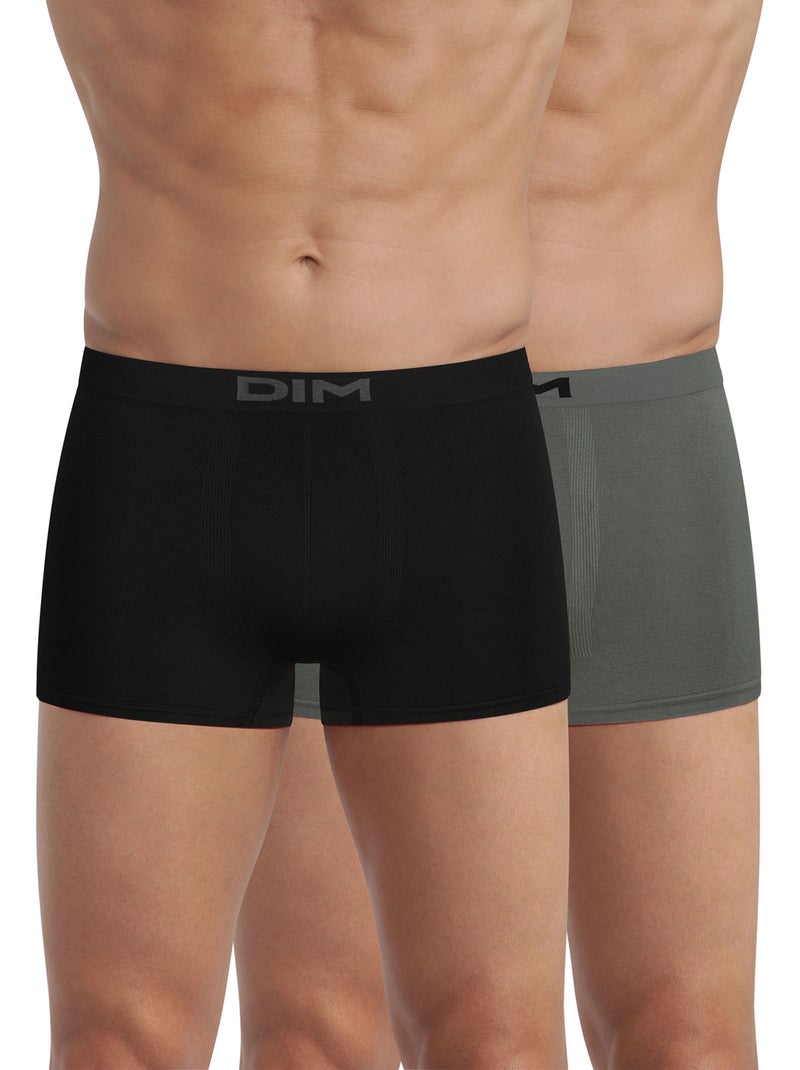 Confezione da 2 boxer 'DIM' Grigio - Kiabi