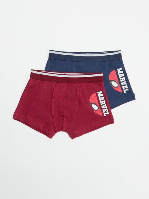 Confezione da 2 boxer "Marvel" "Spider-man" - Kiabi