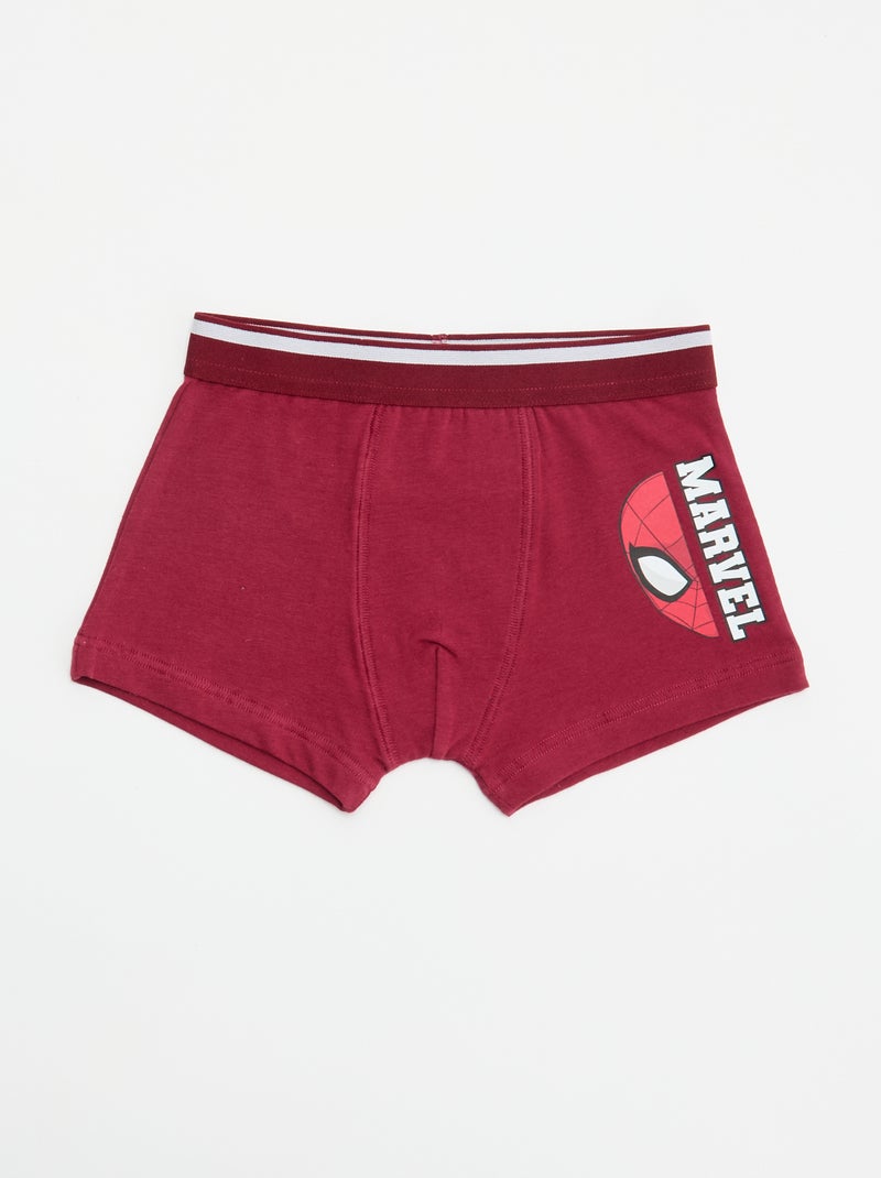 Confezione da 2 boxer "Marvel" "Spider-man" Blu - Kiabi