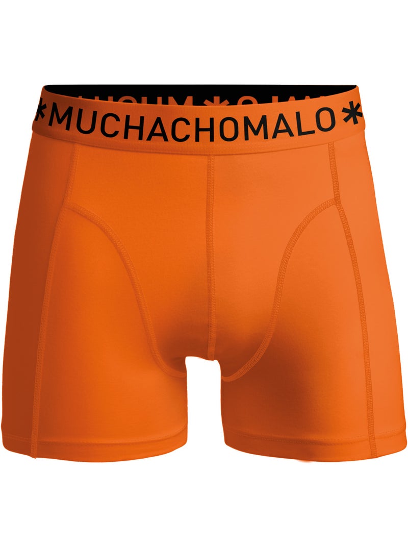 Confezione da 2 boxer Muchachomalo Nero Arancione Nero - Kiabi