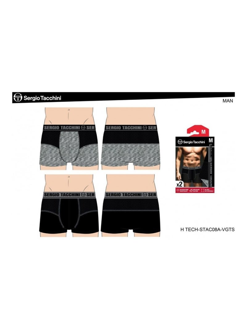 Confezione da 2 Boxer SERGIO TACCHINI Multicolore - Kiabi