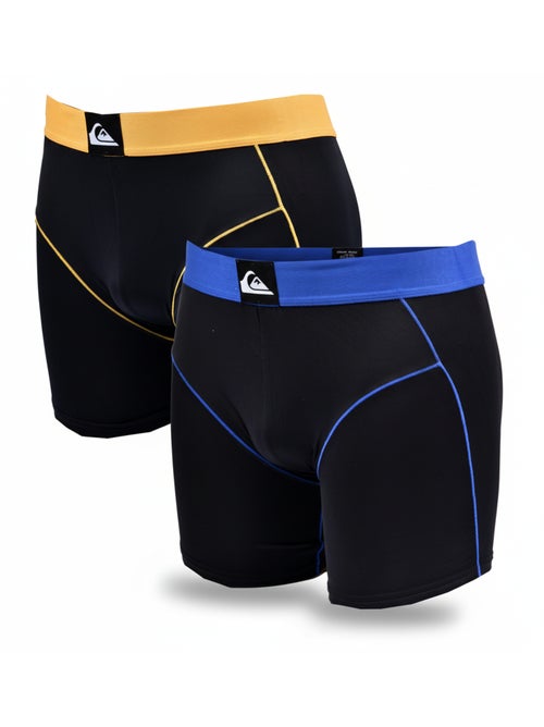 Confezione da 2 Boxer Uomo Microfibra Sport QUIKSILVER - Kiabi Confezione da 2 Boxer Uomo Microfibra Sport QUIKSILVER - Kiabi