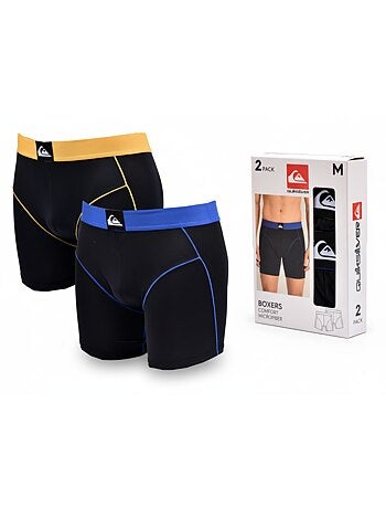 Confezione da 2 Boxer Uomo QUIKSILVER Microfibra Sport