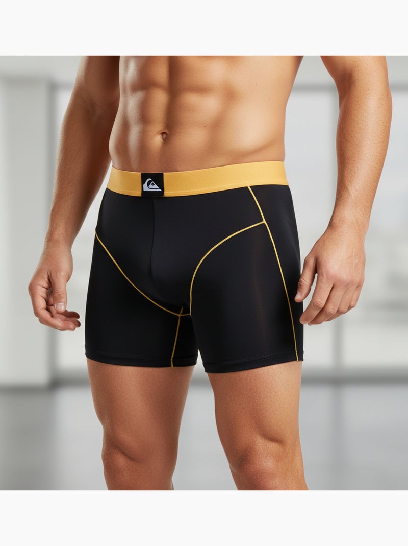 Confezione da 2 Boxer Uomo QUIKSILVER Microfibra Sport Nero Nero - Kiabi